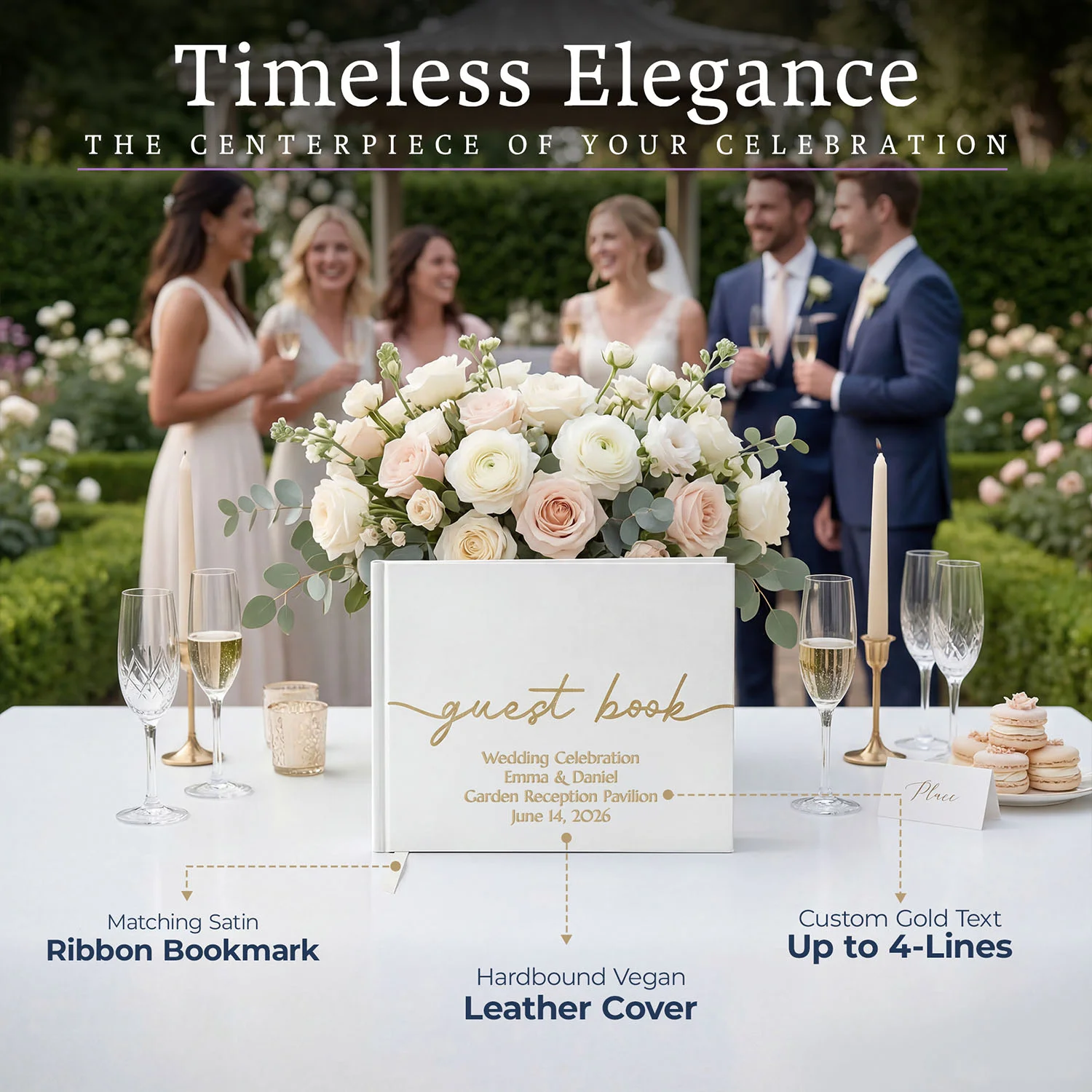 All Occasion Guestbook - White